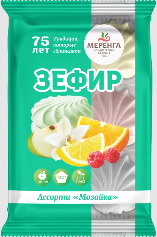 №1 Меренга Зефир Мозайка, 270г  в Туапсе