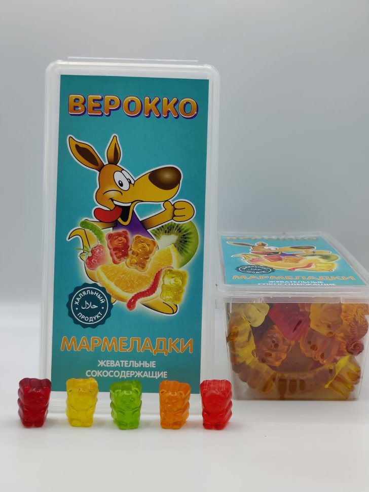  Жевательный мармелад Мишки фруктовые, 250г   в Туапсе