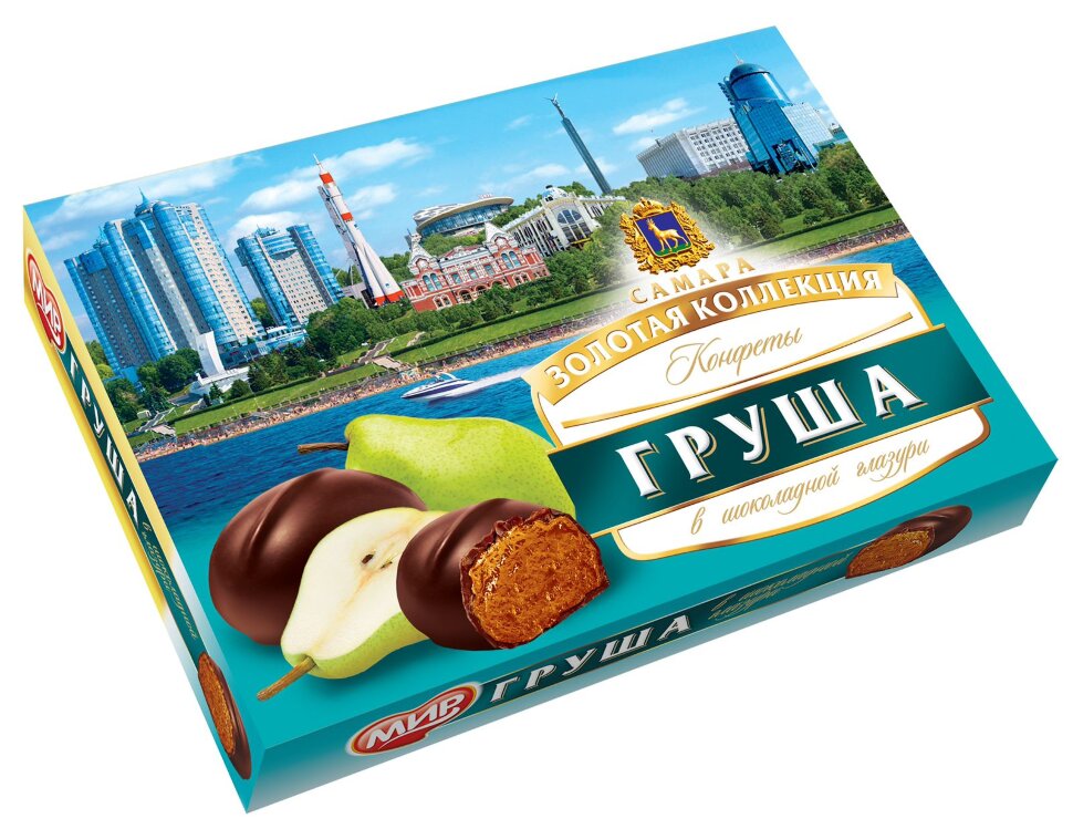  КФ МИР Груша в шоколадной глазури 160г  в Туапсе