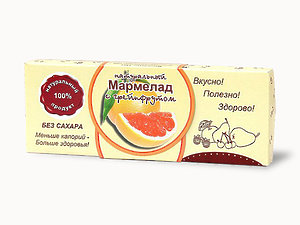  Мармелад натуральный "Грейпфрут" 140г в Туапсе