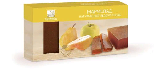  Мармелад пластовый 210г ЯБЛОКО-ГРУША в Туапсе