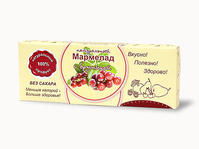  Мармелад натуральный "Брусника" 140г в Туапсе