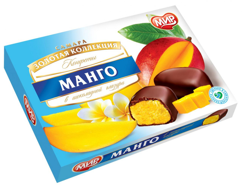  КФ МИР Манго-Кокос в шоколадной глазури 160г  в Туапсе