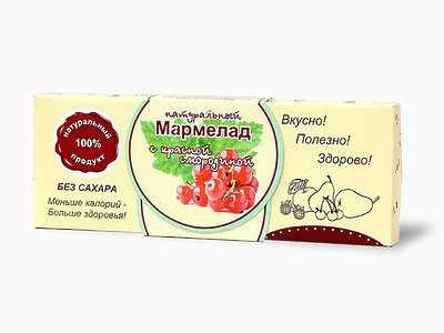  Мармелад натуральный "Красная смородина" 140г в Туапсе
