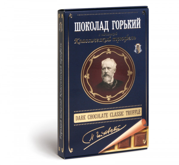 №1 Фабрика Томер  Горький шоколад ТРЮФЕЛЬ классический (Чайковский), 112г в Туапсе