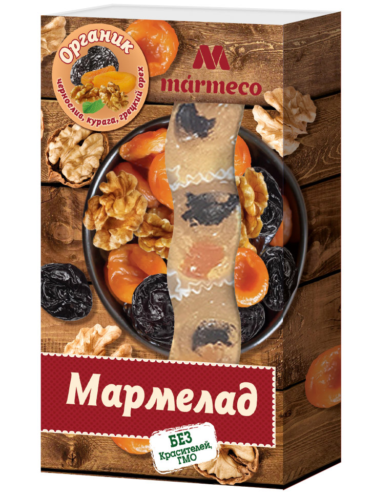  Мармелад "Органик"  Курага, Чернослив, грецкий орех, 180г  в Туапсе