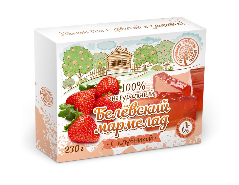  Мармелад белевский "Клубника" 230г в Туапсе