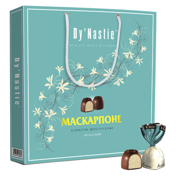 №3 Династия Сумка 170г Конфеты "Маскапроне" в Туапсе